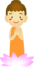 おしゃか様のイラスト